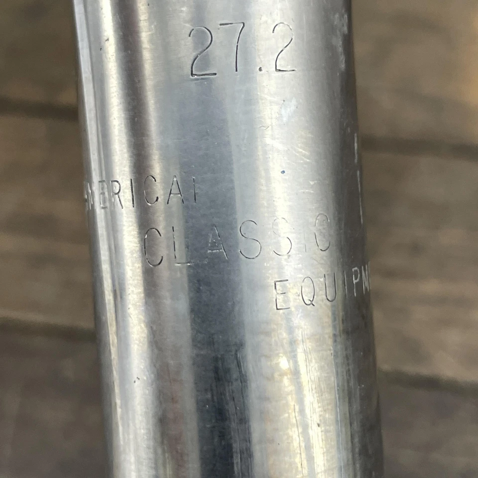 Tija de sillín clásica americana de titanio 27,2 mm 27,2 Ti Post Intermax bicicleta MTB Foto 2 de 4