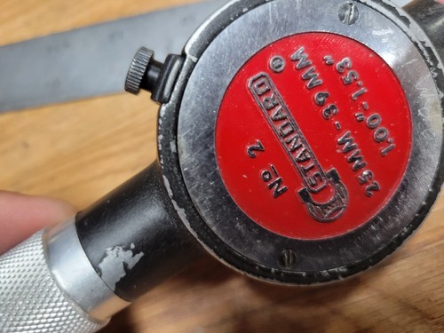 STANDARD #2 DIAL BORE GAGE .0001" W/ 1.57 CB - Picture 3 of 4