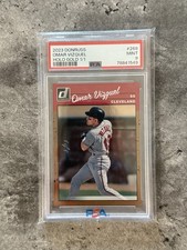2023 Donruss Holo Gold Omar Vizquel #269 PSA 9 1/1