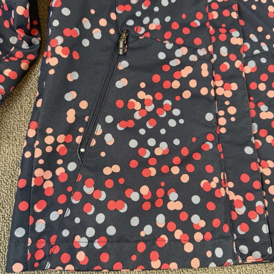 Columbia Niñas Bugaboll Chaqueta de Intercambio de Vellón en Mancha Nocturna Niñas Mediana Foto 4 de 4