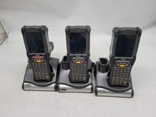 Lot of 3 Symbol MC9200 Portable Data Terminal - Scanner with charger/no PWR ADPT