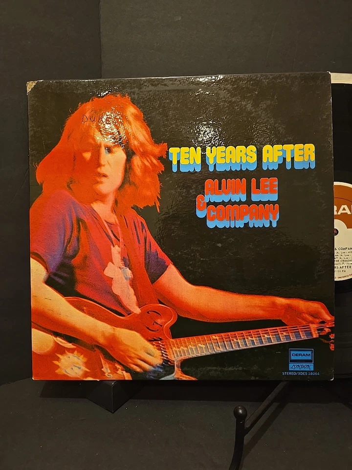 Alvin Lee & Company LP Record Ten Years After Vinyl 33 Deram XDES 18064 VG+/VG - Image 2 of 4