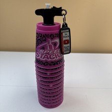 Speed Stacks 12 Cups Competition Stackers WSSA Complete Game Pink Leopard Print