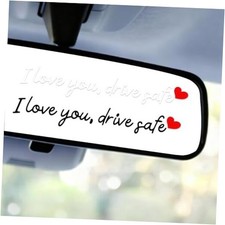 16pcs I Love You Drive Safe Mirror Sticker, Cute Car Rear View Labels Funny