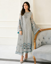 Readymade Indian Faux Georgette Palazzo Suit Embroidery Work Salwar Kameez XL
