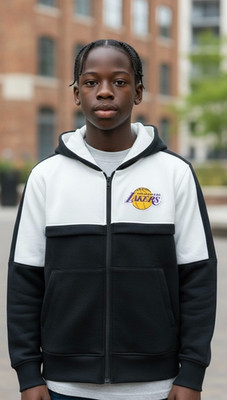 Los Angeles Lakers Boys NBA Store Zip Up Hoodie Sweatshirt Jacket - Medium 10/12