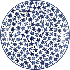 GreenGate Teller Dahla Frühstücksteller Kuchenteller blau Blumen geblümt Ø 20 cm