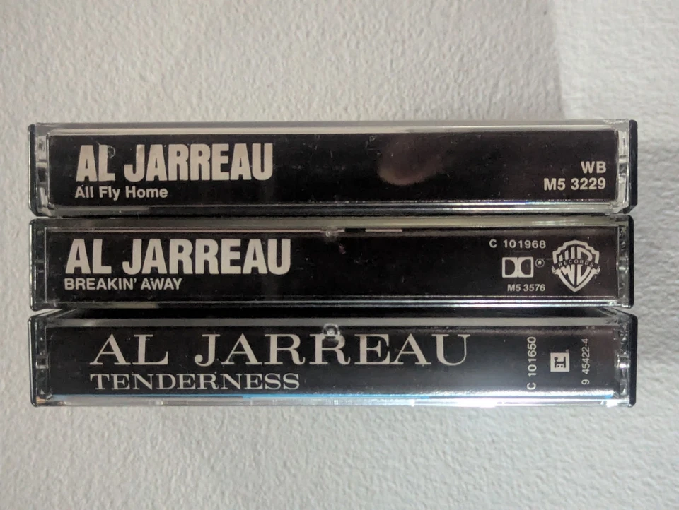 AL JARREAU Cassette Tape Lot of 3: All Fly Home, Breakin' Away, Tenderness - Image 2 of 4