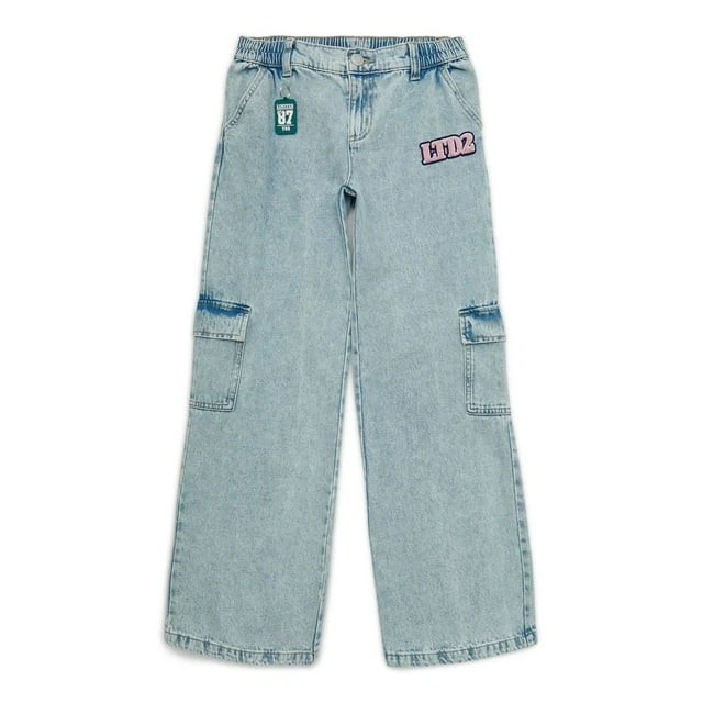 Джинсы из денима Limited Too Cargo размер 16 легкая стирка - Изображение 4 из 4