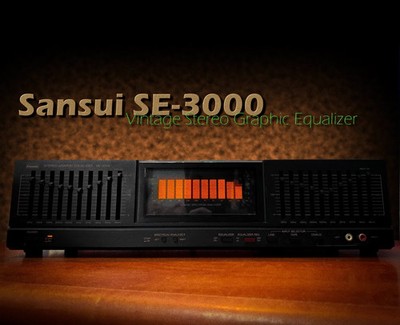 SANSUI SE-3000  RaRe  Vintage Stereo Graphic Equalizer