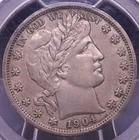 1904 Barber Half Dollar PCGS AU53 About Uncirculated 50C