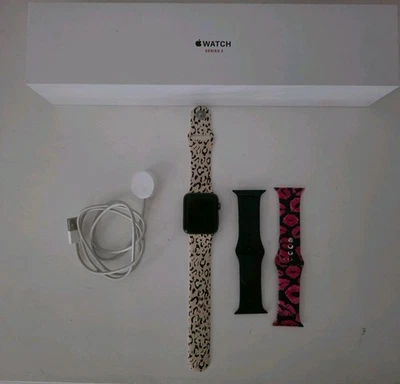 Apple Watch Series 3 White Smart 42 mm Case Wristwatches for sale
