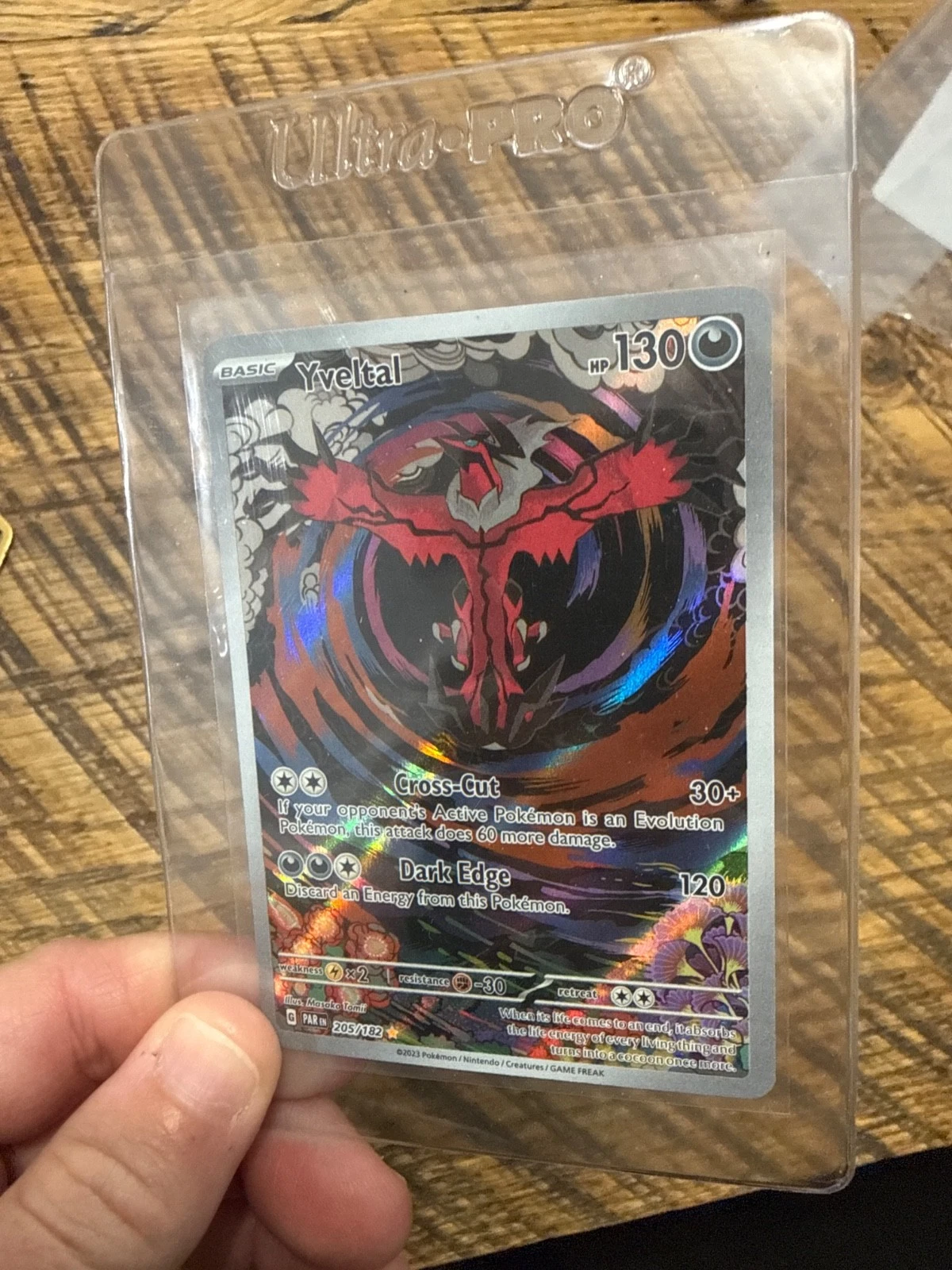Yveltal 205/182 SV04: Paradox Rift Holo