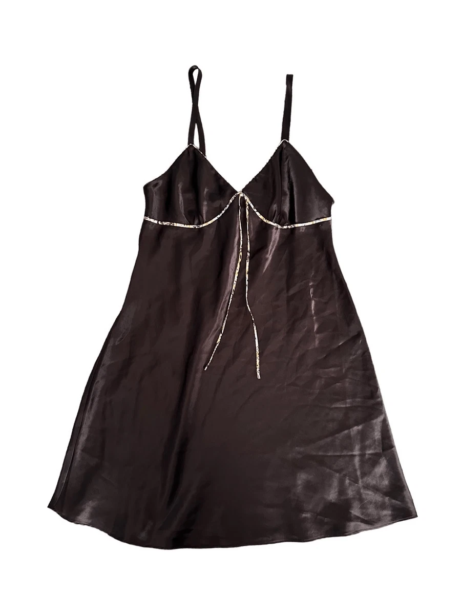 dark brown slip for under dress Womens Brown Slips - Underwear, Clothing