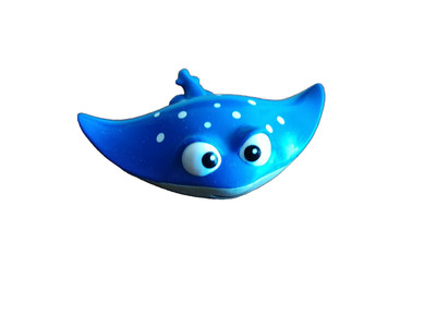 Disney Finding Nemo Mr Ray 2016 Bandai Figurine - 2.75''x2.5'' - Rare - Stingray