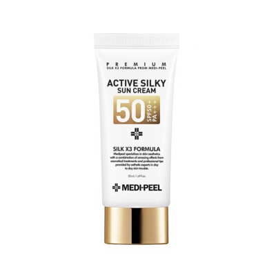 [MEDI-PEEL] ACTIVE SILKY SUN CREAM SPF50+ PA+++ 50mL