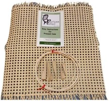 Pressed Cane Webbing Repair Kit, 18"x18", 6' of 8 spline, wedges, instructions
