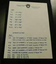 MILWAUKEE BREWERS LETTERHEADS (3)  NEW STADIUM PADS ORDERS, & MAP!    e2298NXX