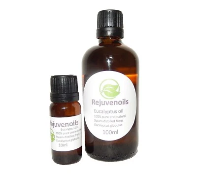 REJUVENOILS EUCALYPTUS ESSENTIAL OIL, ANTIBACTERIAL, NATURAL ANTISEPTIC 100% PURE