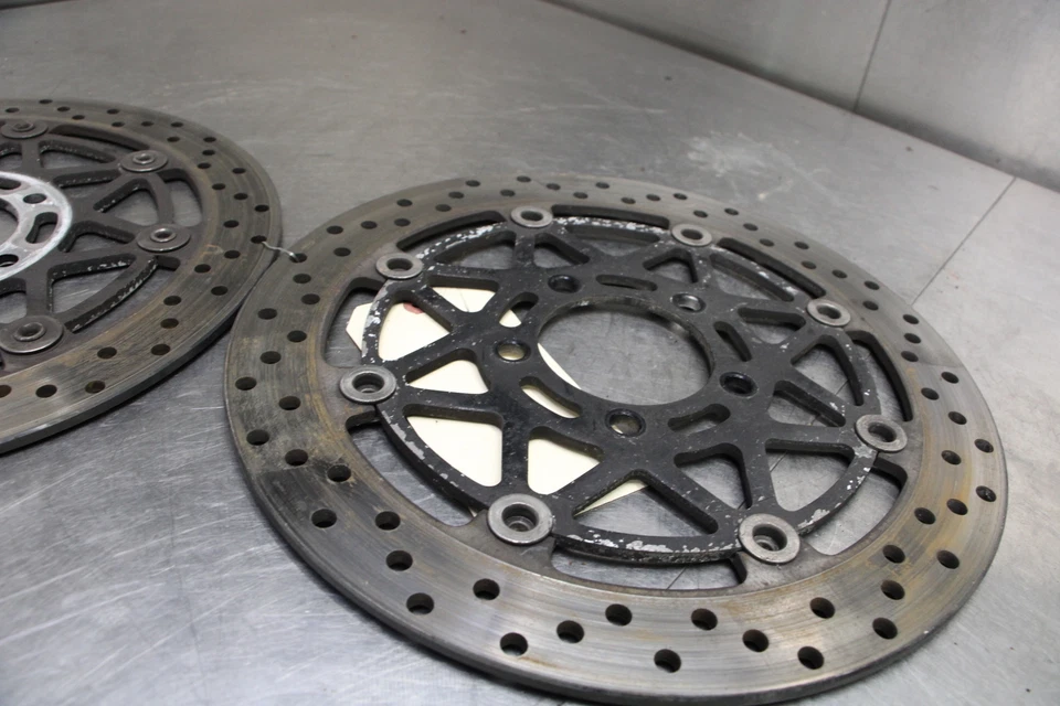 04-05 Suzuki GSXR 750 Front Brake Rotors Disks - Image 4 of 4