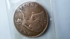 very rare one penny, 1922 -plus 1927 reverse , 2 coins. si accettano proposte . 