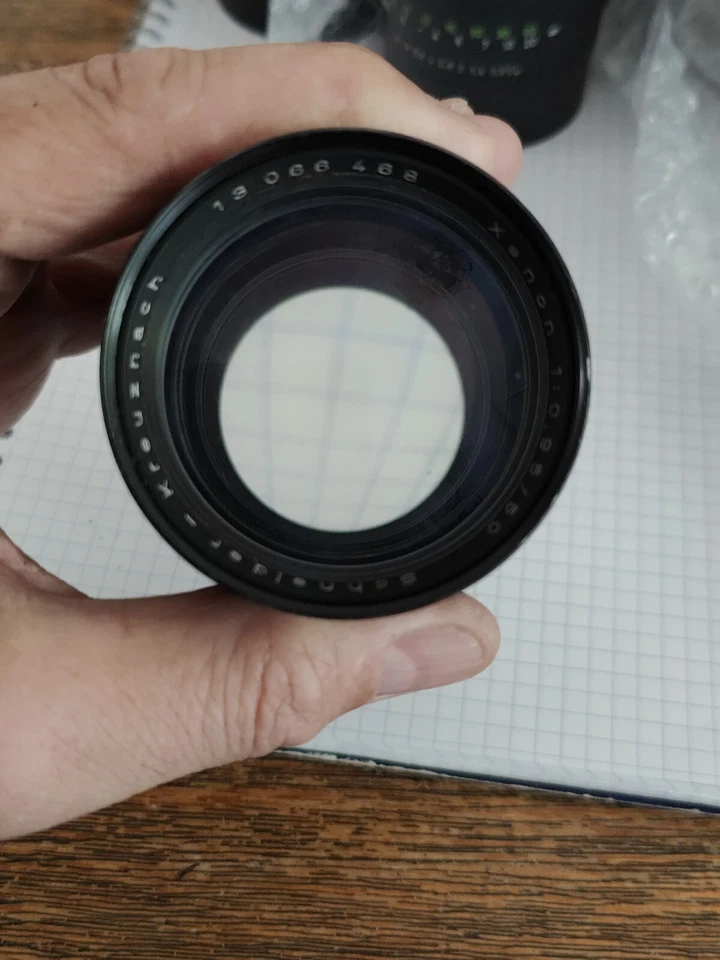 Lente de xenón Schneider-Kreuznach f/0,95 - 50 mm 1960 vintage vendida individualmente Foto 4 de 4