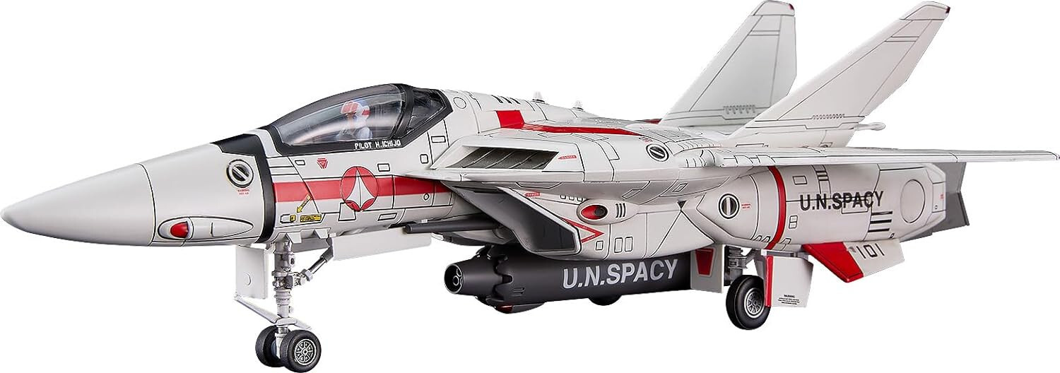 Комплект истребителя PLAMAX 1/72 MACROSS PX06 VF-1J Valkyrie Vermilion SQ Hikaru Ichijos