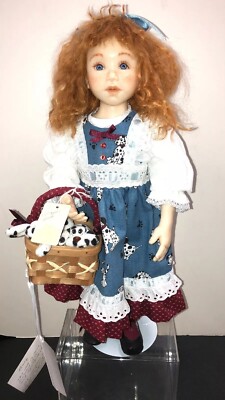 17  OOAK Artist Doll Cernit Polymer  Penny  By Flo Hanover Adorable Redhead #Sa