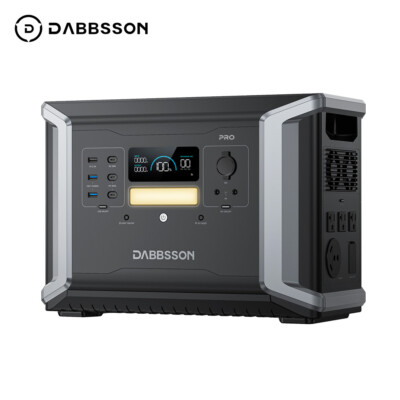 Dabbsson DBS2100Pro 2150Wh Power Station 2400W Generator LiFePO4 For Home Backup