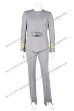 Spock Costume for Star Trek The Motion Picture Cosplay Jacket Suit Uniform Gray