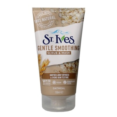 ST. IVES SANFTES GLÄTTENDES HAFERFLOCKEN PEELING & MASKE 150 ML