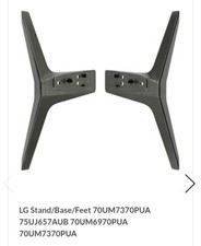 LG 75UJ6570A STAND LEGS BASE FEET PAIR 70UJ6570 70UM6970