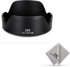Lens Hood for Canon RF-S 10-18mm F4.5-6.3 IS STM Lens as EW-53B  Cleaning Cloth