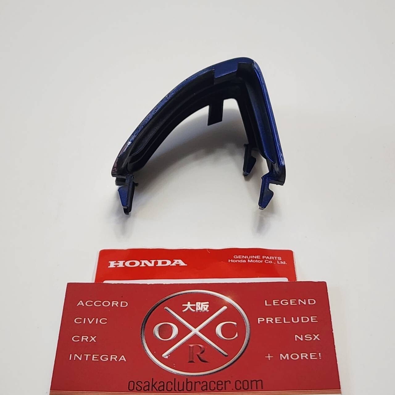 Genuine OEM 91-01 Acura NSX Front Bumper Tow Hook Cover Cap Monte Carlo Blue OE