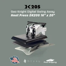 Geo Knight DK20S 16" x 20" Swing-Away Heat Press