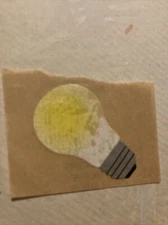 Vintage 1980’s Mrs. Grossmans light bulb sticker