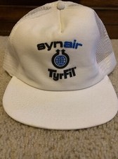 Vintage SynAir TyrFil Snapback Trucker Hat Mesh Made In The USA
