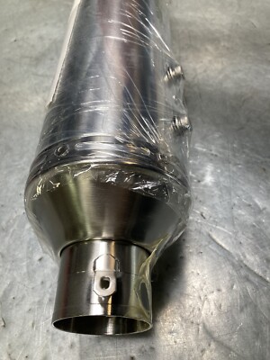 NEW! REMUS Revolution Stainless Muffler 54mm Inlet Honda Suzuki