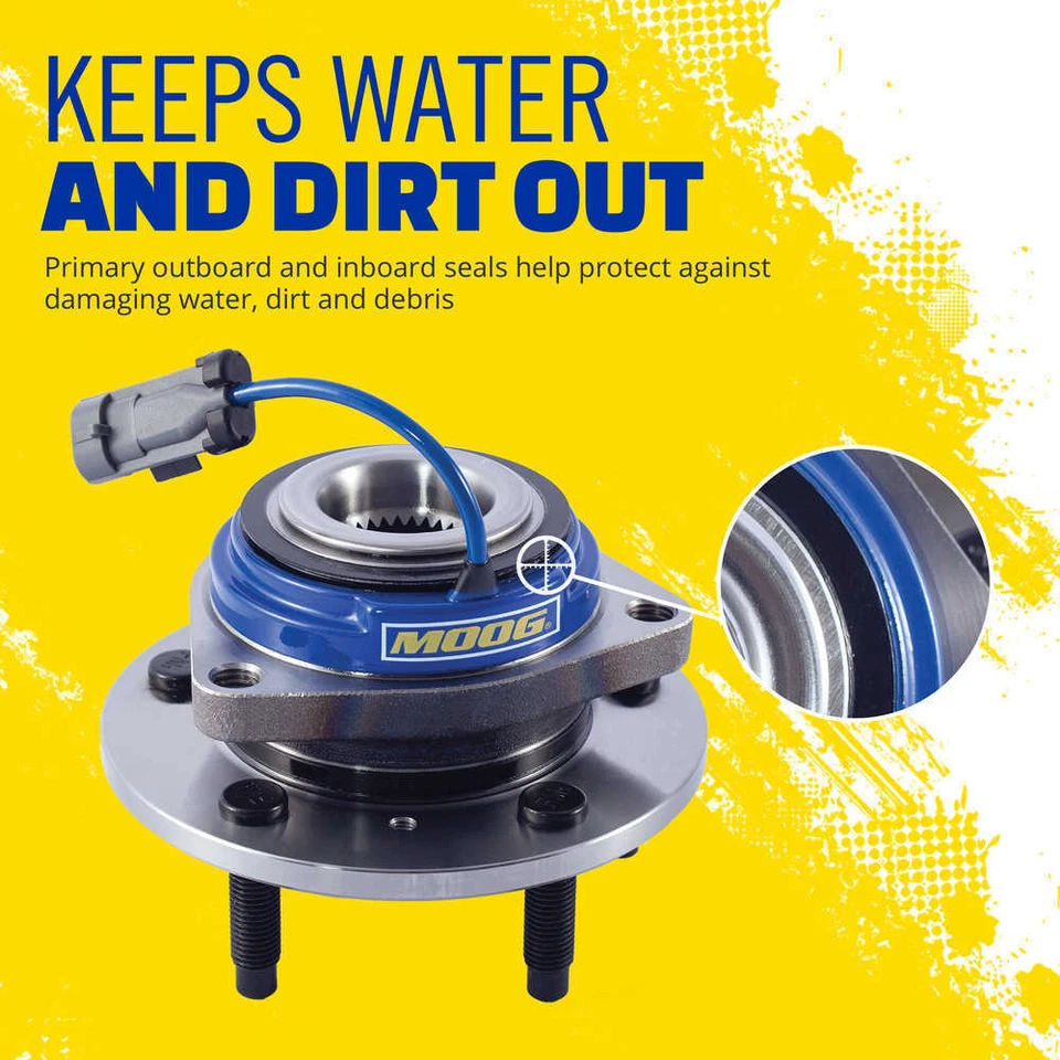 Conjunto de cojinete de rueda y buje para conjuntos de buje Cadillac SRX 2004-2009 MOOG Foto 3 de 4