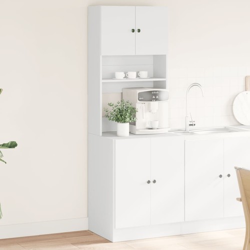 vidaXL Kitchen Cabinet White 60x50x180 cm Engineered Wood - Picture 12 of 12
