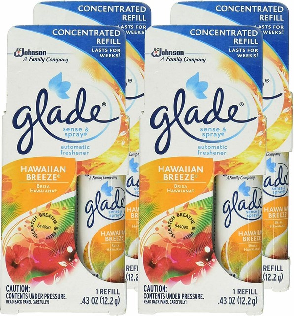 NEW (1) Glade Sense & Spray "Clean Linen" 0.43 oz Refill Canister