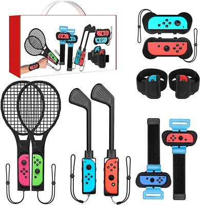 Für Switch Nintendo 10In1 Somatosensorisches Sportzubehör Set Konsolensteuerung