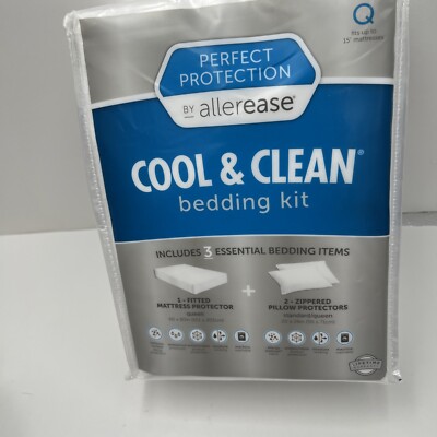 Perfect Protection Allerease Cool & Clean Bedding Kit 3 Pc-Queen