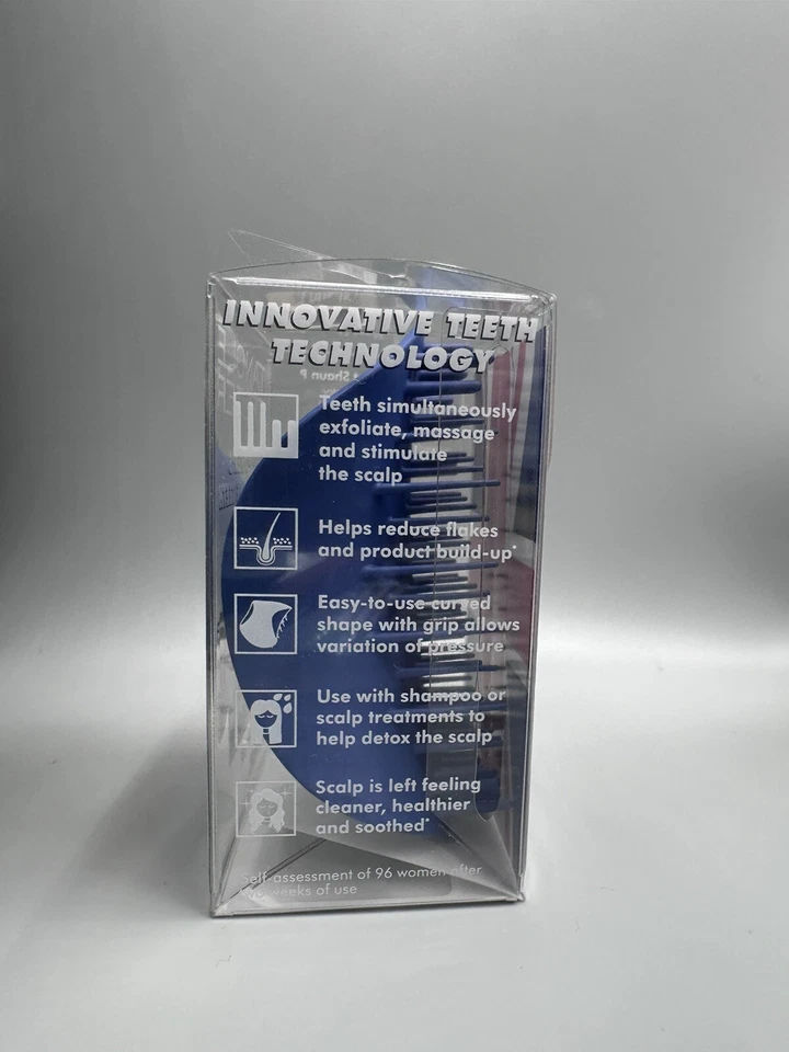 TANGLE TEEZER The Scalp Exfoliator and Massager - Blue - Wet & Dry Use BNIB - Image 4 of 4