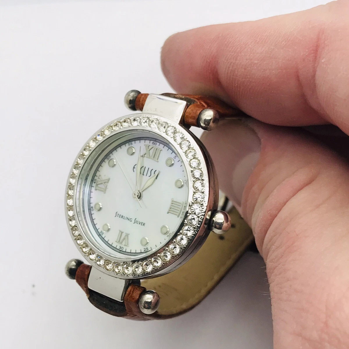 Ecclissi sterling silver watch deals 22340