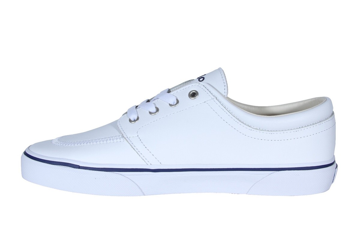 Polo Ralph Lauren Faxon X Men's Leather Sneakers in White