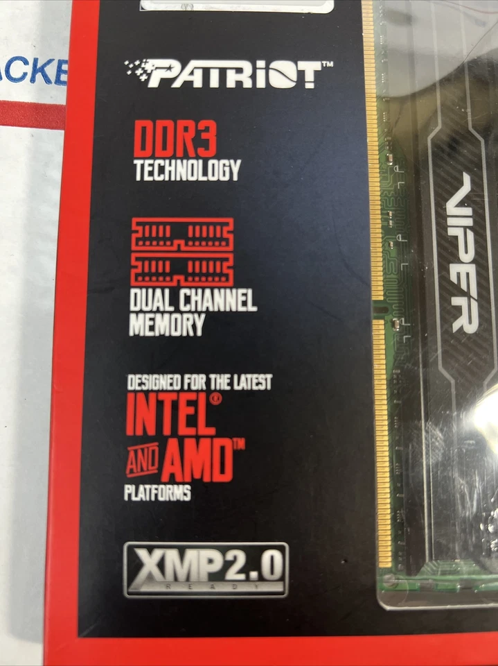 Patriot Viper 3 8GB 240-Pin DDR3 SDRAM DDR3 1600 (PC3 12800) -NEW /NEXT DAY SHIP - Image 4 of 4