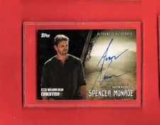 The Walking dead Austin Nichols as Spencer Monroe autograph card #/50