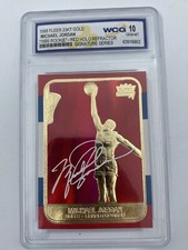 Michael Jordan - 1998 Fleer Premier Red HOLO Refractor Signature Series