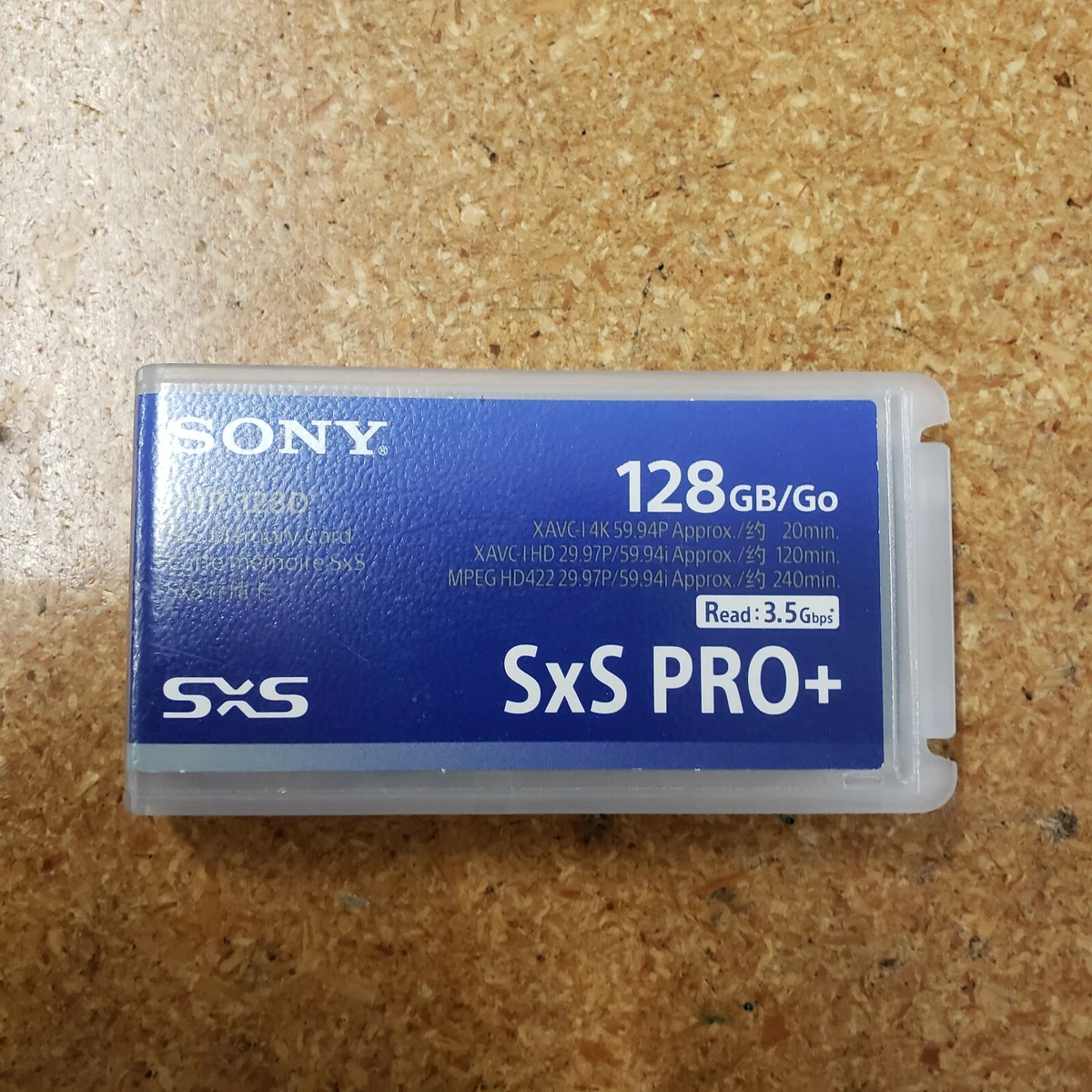 Sony Pro+ 128GB SxS PRO+ Memory Card SBP-128C for 4K Cameras